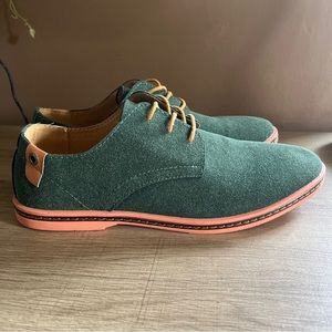 Suede European style leather Shoes Men's Oxfords Casual